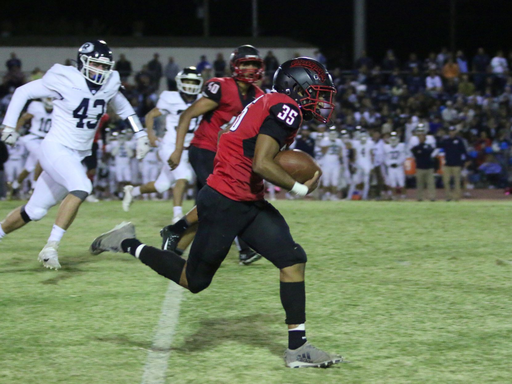 Bullpups grab sole possession of first place in battle of unbeatens